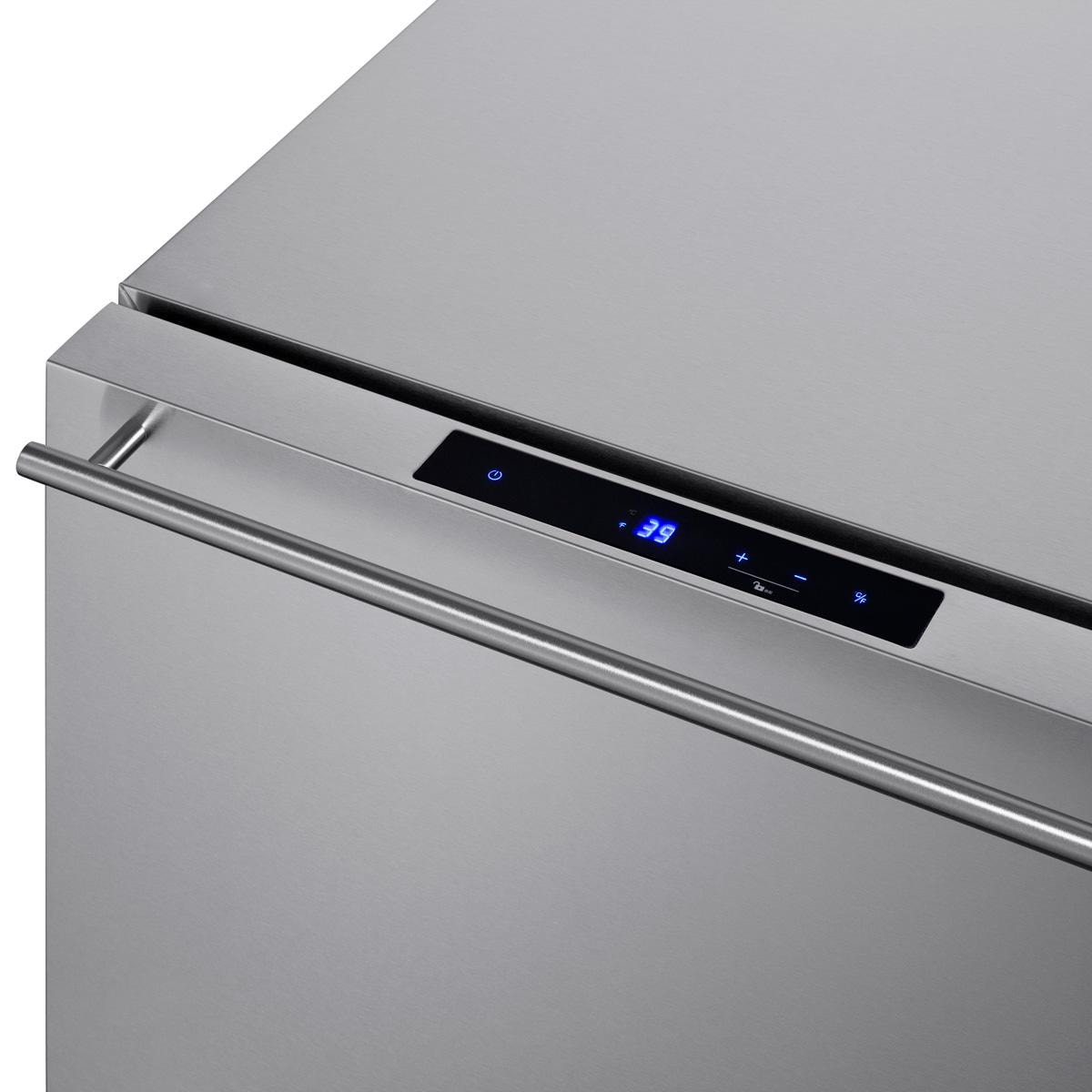 Summit ADRD241CSS 24-Inch 3.7 Cu. Ft. 2-Drawer All-Refrigerator - SS Door & Handle - Digital Thermostat thumbnail