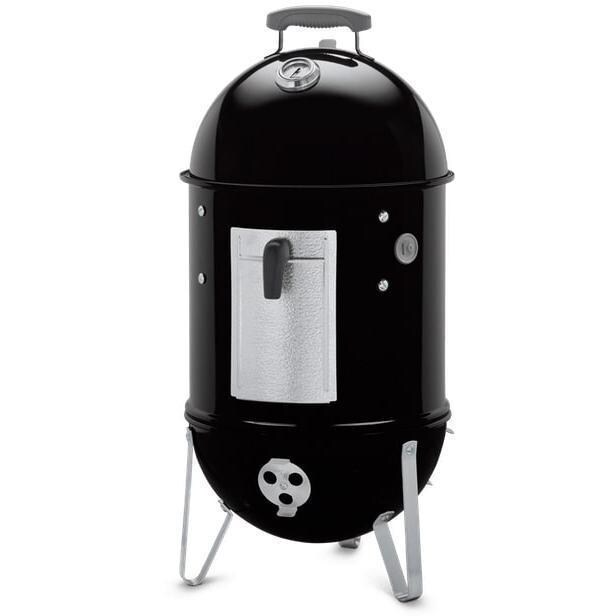 Weber 711001 14-1/2 Inch Smokey Mountain Cooker Charcoal Smoker - White Background thumbnail