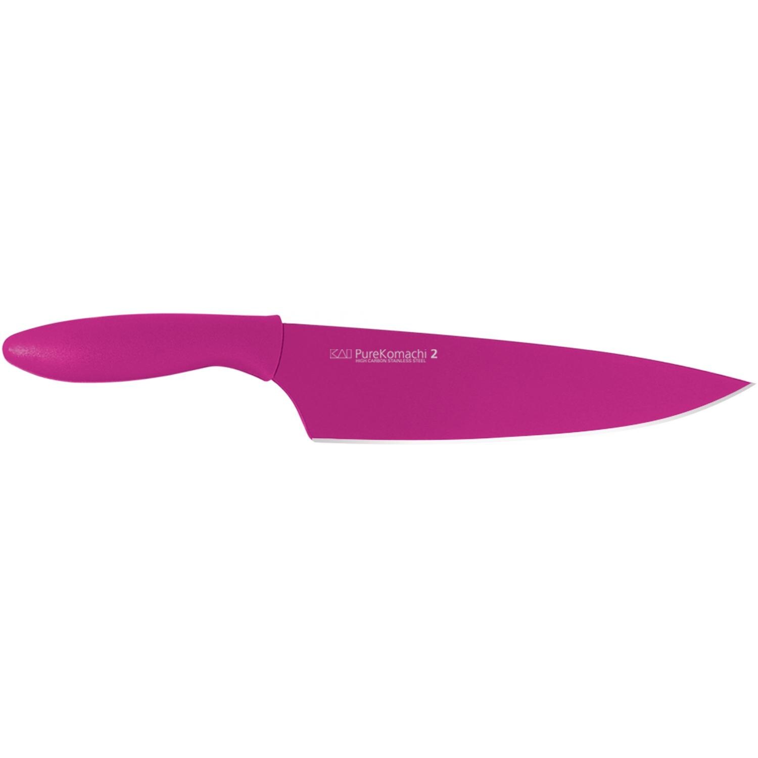 Kai Pure Komachi 2 8-Inch Chefs Knife With Sheath - Fuchsia thumbnail