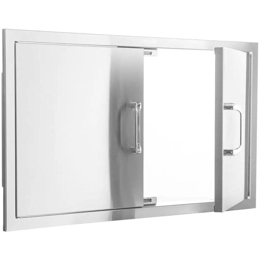 40-in Contempo/Traditional Stainless Steel Double Access Door by