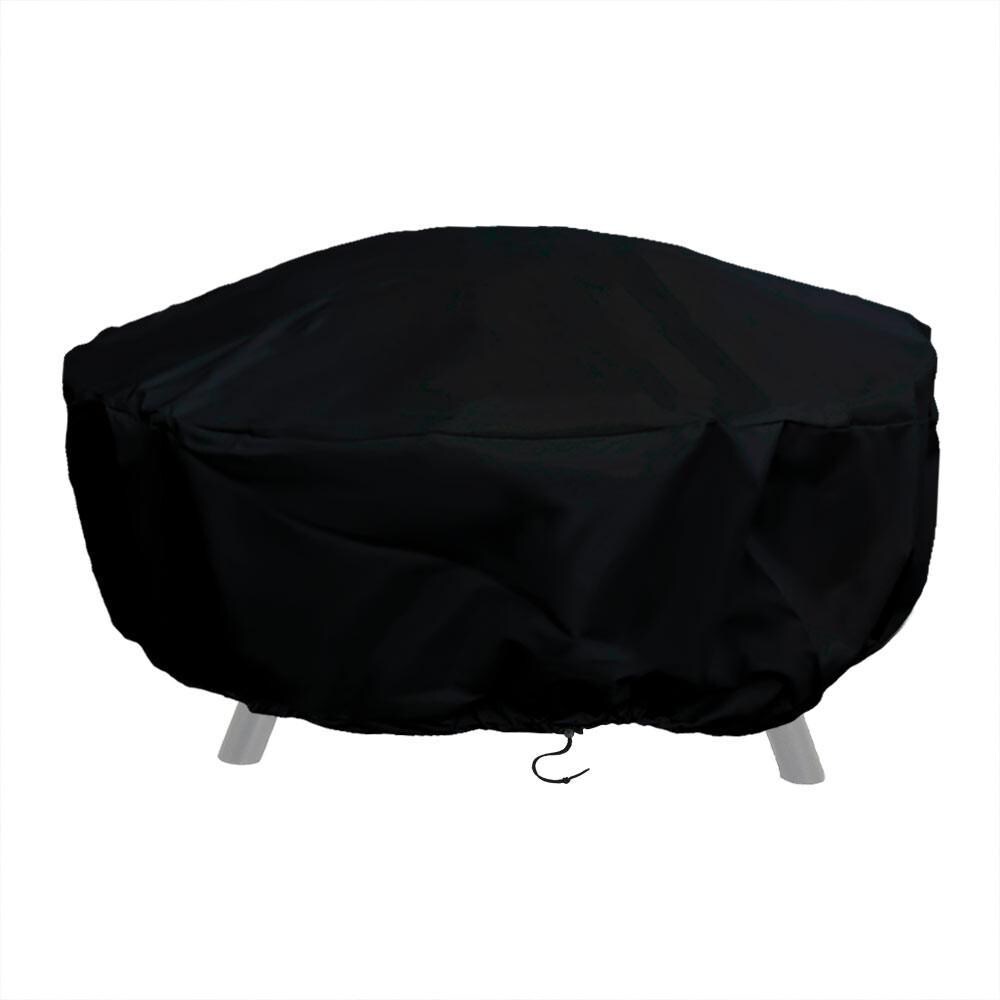 Ultimate Patio 60-Inch Heavy Duty Round Black Fire Pit Cover thumbnail