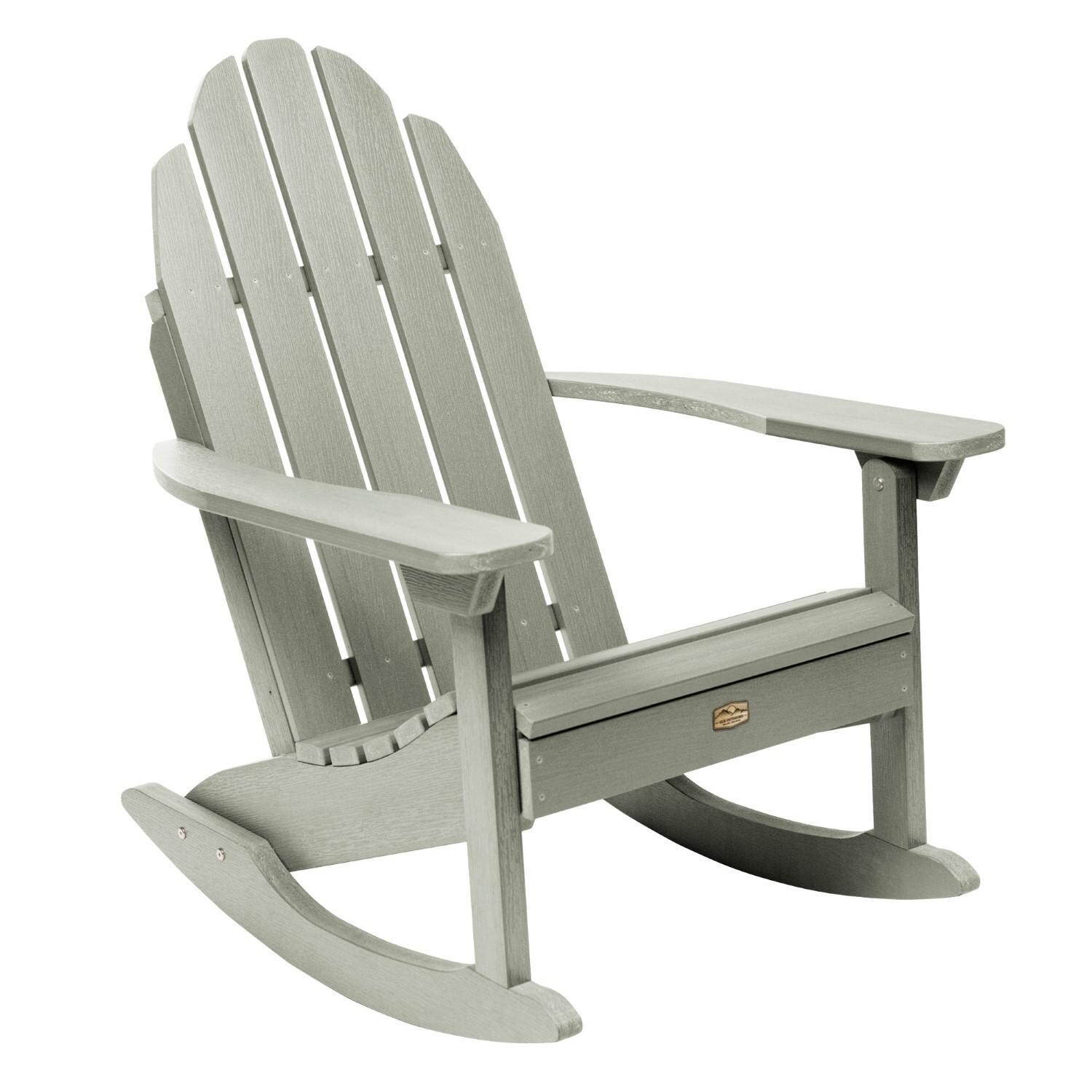 Lakeview The Charmville Adirondack Rocking Chair - Eucalyptus - On White thumbnail