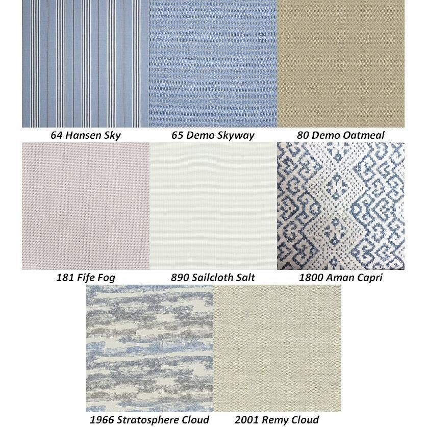 Mackinac Wicker Dining Chair in Putty/Hansen Sky by Lloyd Flanders - Color Swatch thumbnail