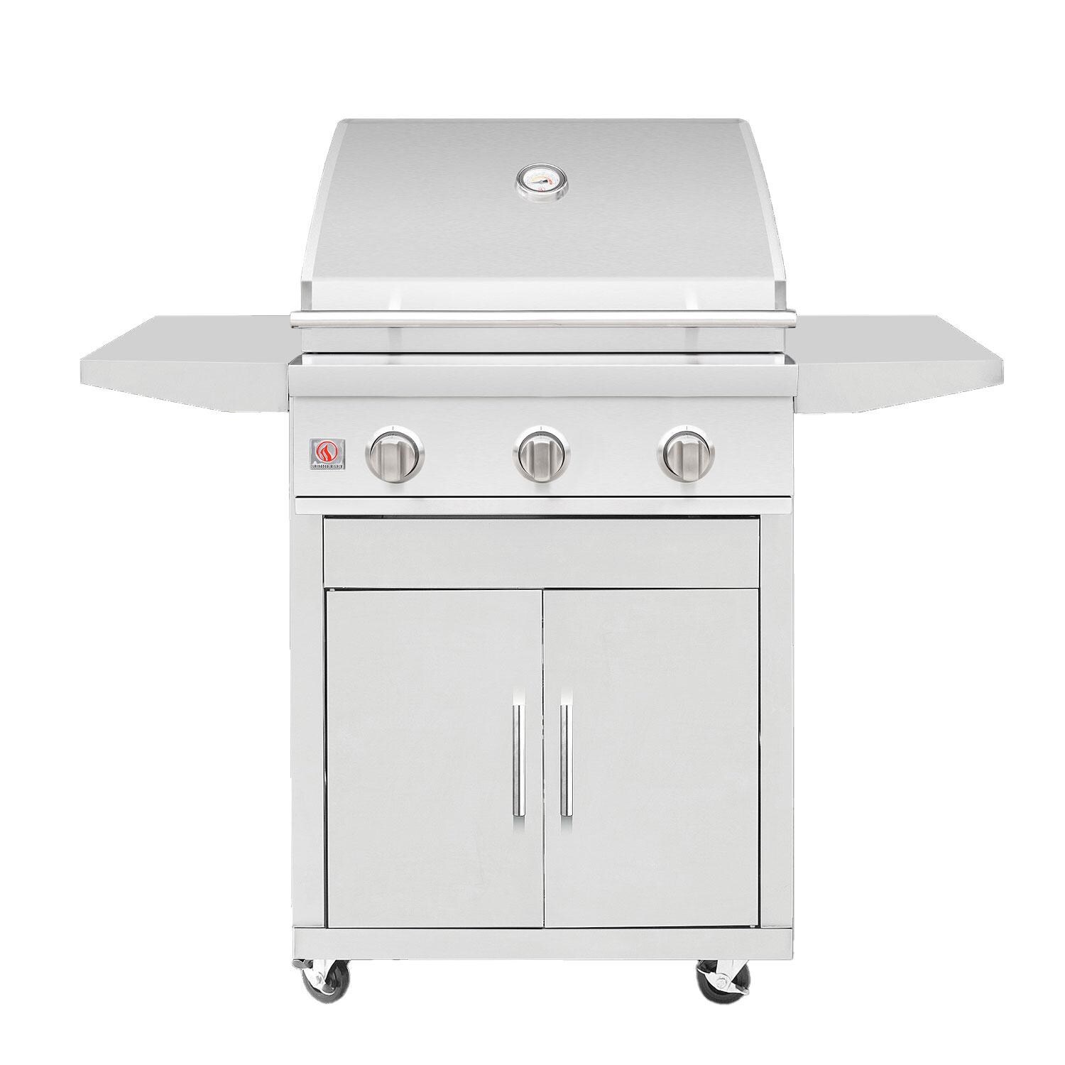 Summerset CART-SZR25 Sizzler 25-in Grill Cart - Display - White Background thumbnail