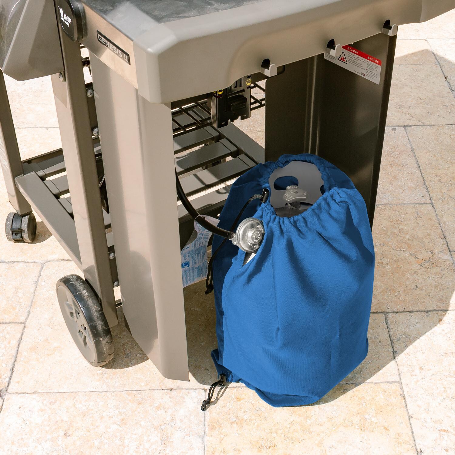 Signature Series Propane Tank Cover by BBQGuys - Lifestyle thumbnail