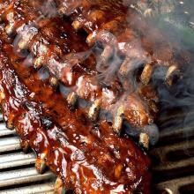 3 Slabs Of Chicago Style Baby Back Ribs - By Coach Ditka For Chicago Steak Company image