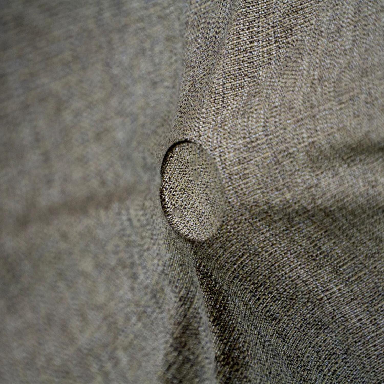 POLYWOOD Vineyard Deep Seating Settee - Black / Grey Mist - Cushion - Shown in Spiced Burlap finish - Lifestyle thumbnail