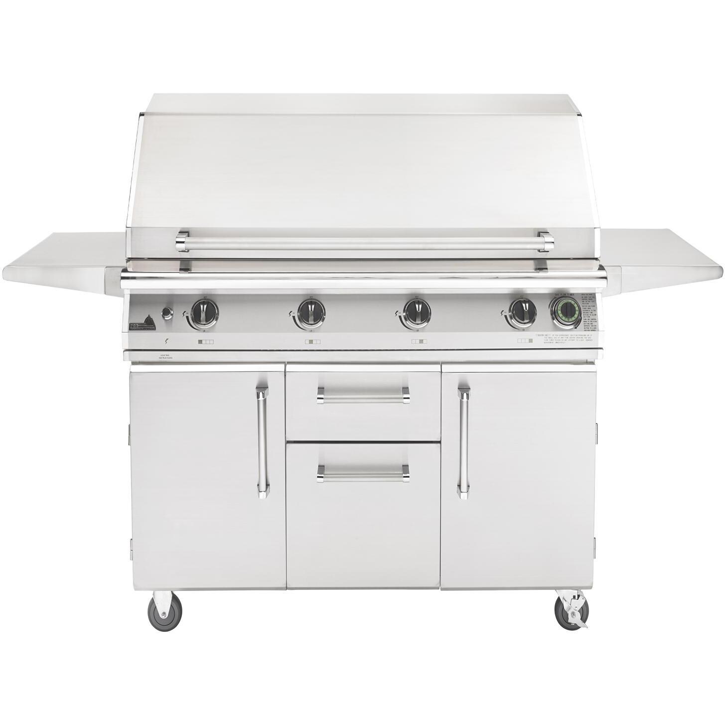 PGS T-Series Commercial 51-Inch Natural Gas Grill With Timer - S48TNG + S48CART