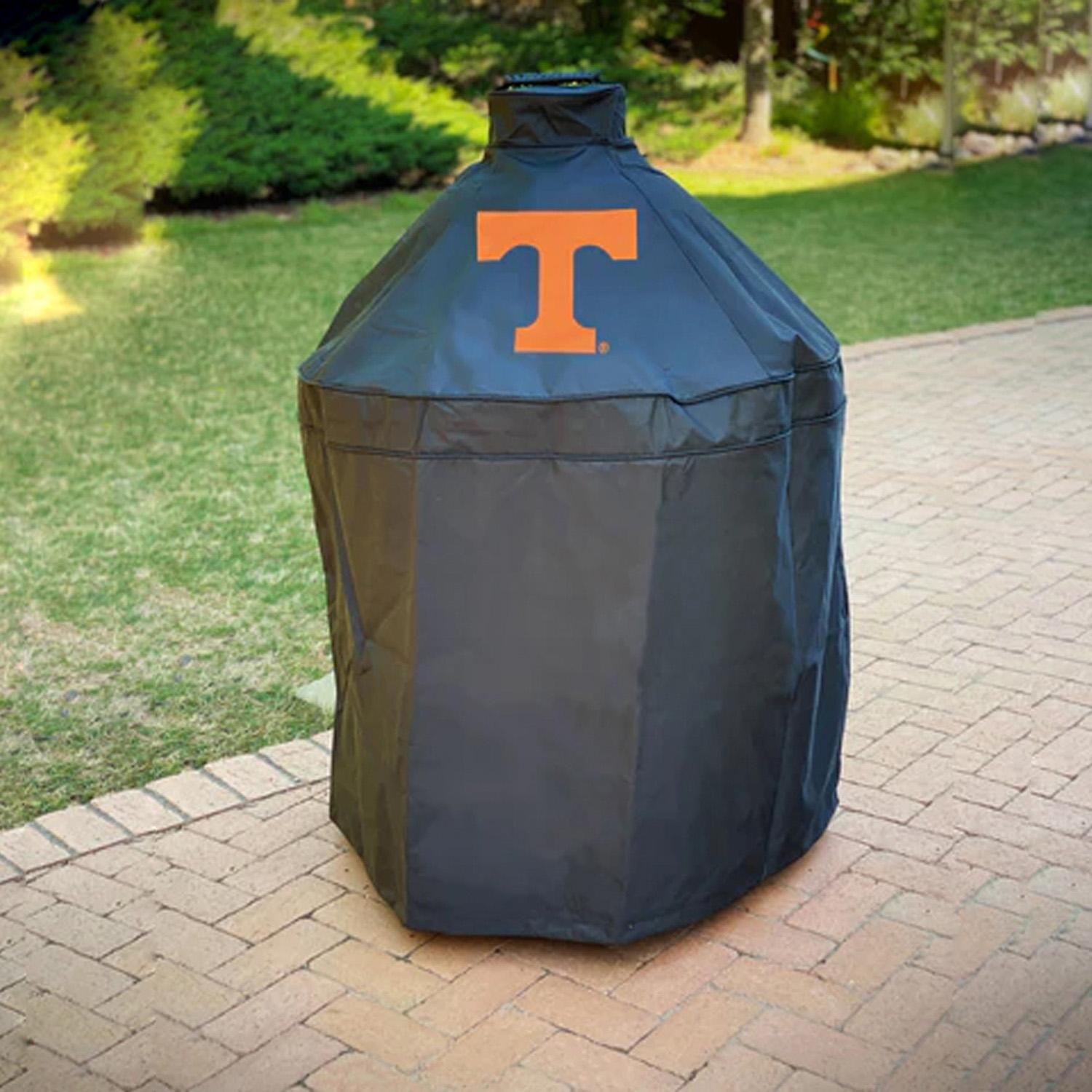 Holland Bar Stool Co B08CF4F7Q5 University of Tennessee Universal Kamado Grill Cover - Lifestyle thumbnail