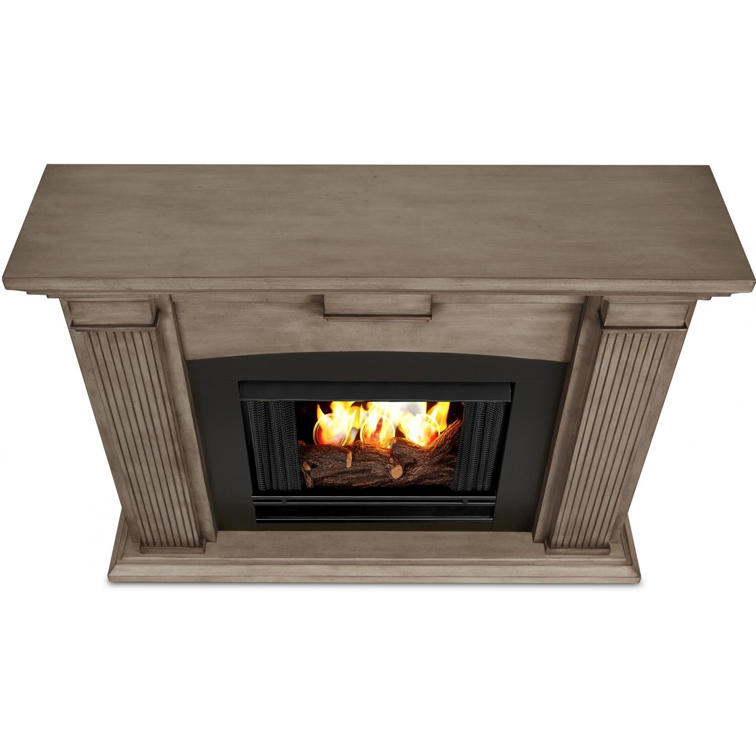 Real Flame Adelaide Gel Fireplace - Top - Dry Brush White thumbnail