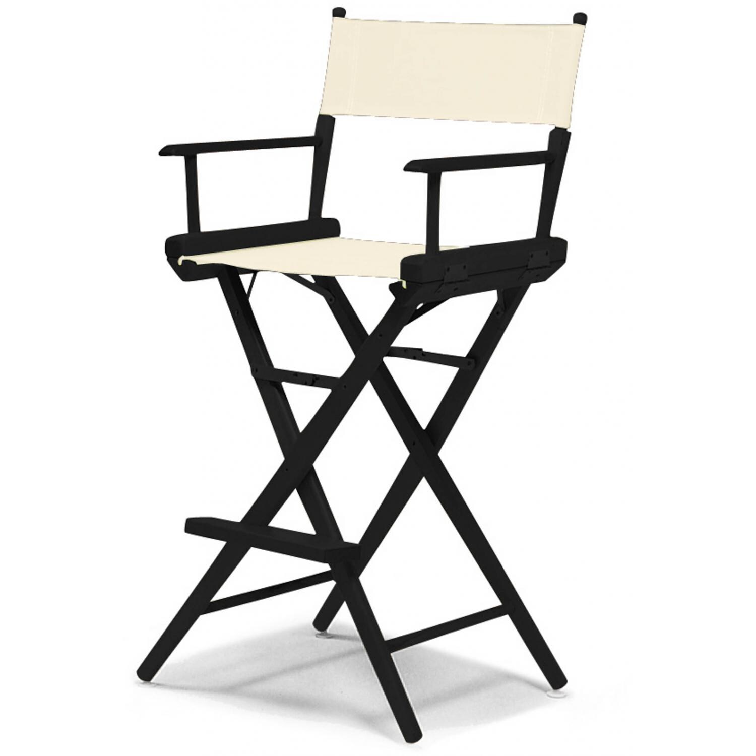 World Famous Bar Height Director Chair By Telescope Casual - Black/Natural thumbnail