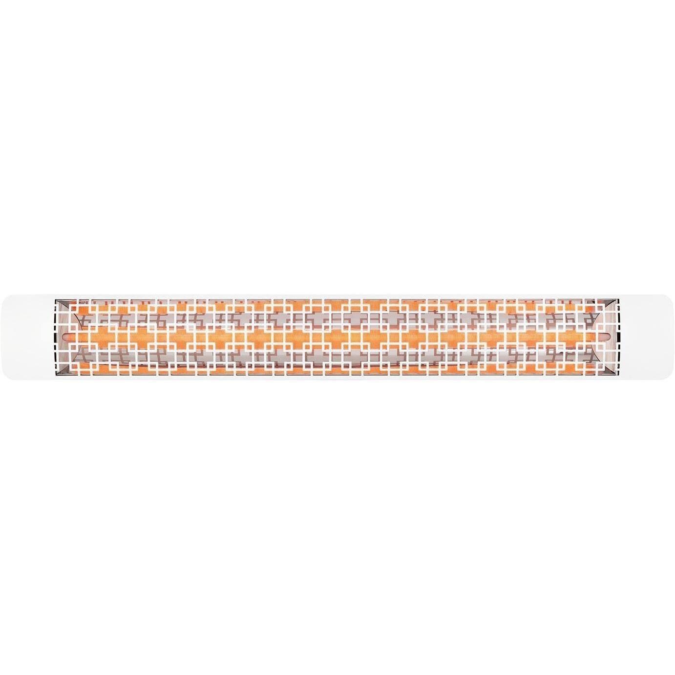 Eurofase EF30208W5 Brix Series 61 Inch 3000 Watt Single Element Marine Grade 208V Electric Patio Heater in White - Display - White Background thumbnail