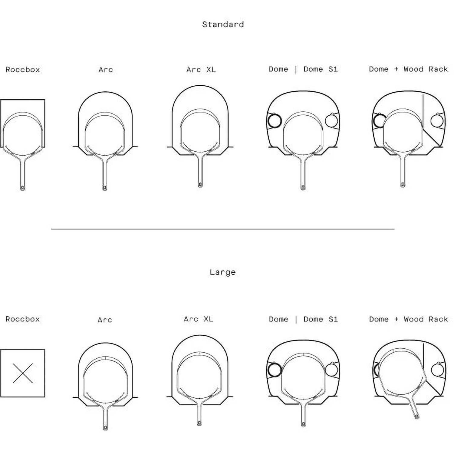 Gozney AD1781 Acacia Placement Peel - Large - Oven Compatibility - Detail thumbnail