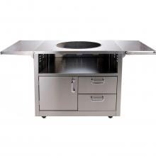 Stainless Steel Cart For Bayou Classic Cypress Ceramic Grills