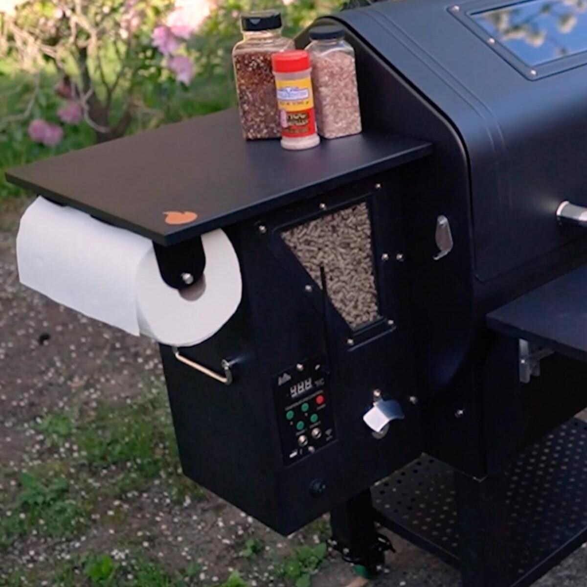 Drip EZ HS-1 Pellet Grill Hopper Shelf (Paper Towel Holder Not Included) thumbnail