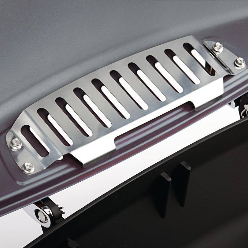 Napoleon TravelQ 285 Portable Propane Gas BBQ Grill On Cart - Wind Proof Vent thumbnail