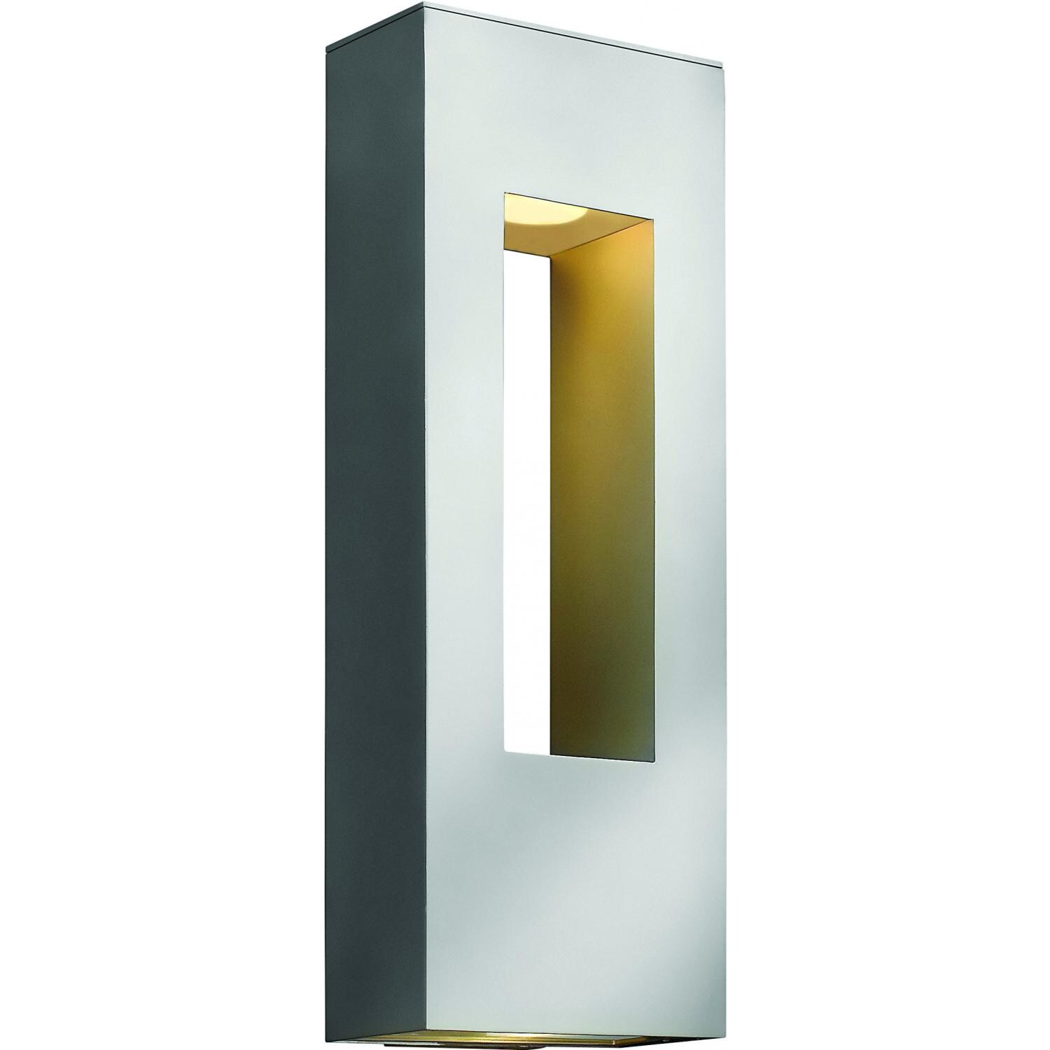 Hinkley Lighting Atlantis Two Light 24-Inch Dark Sky Outdoor Wall Light - Titanium - 1649TT image