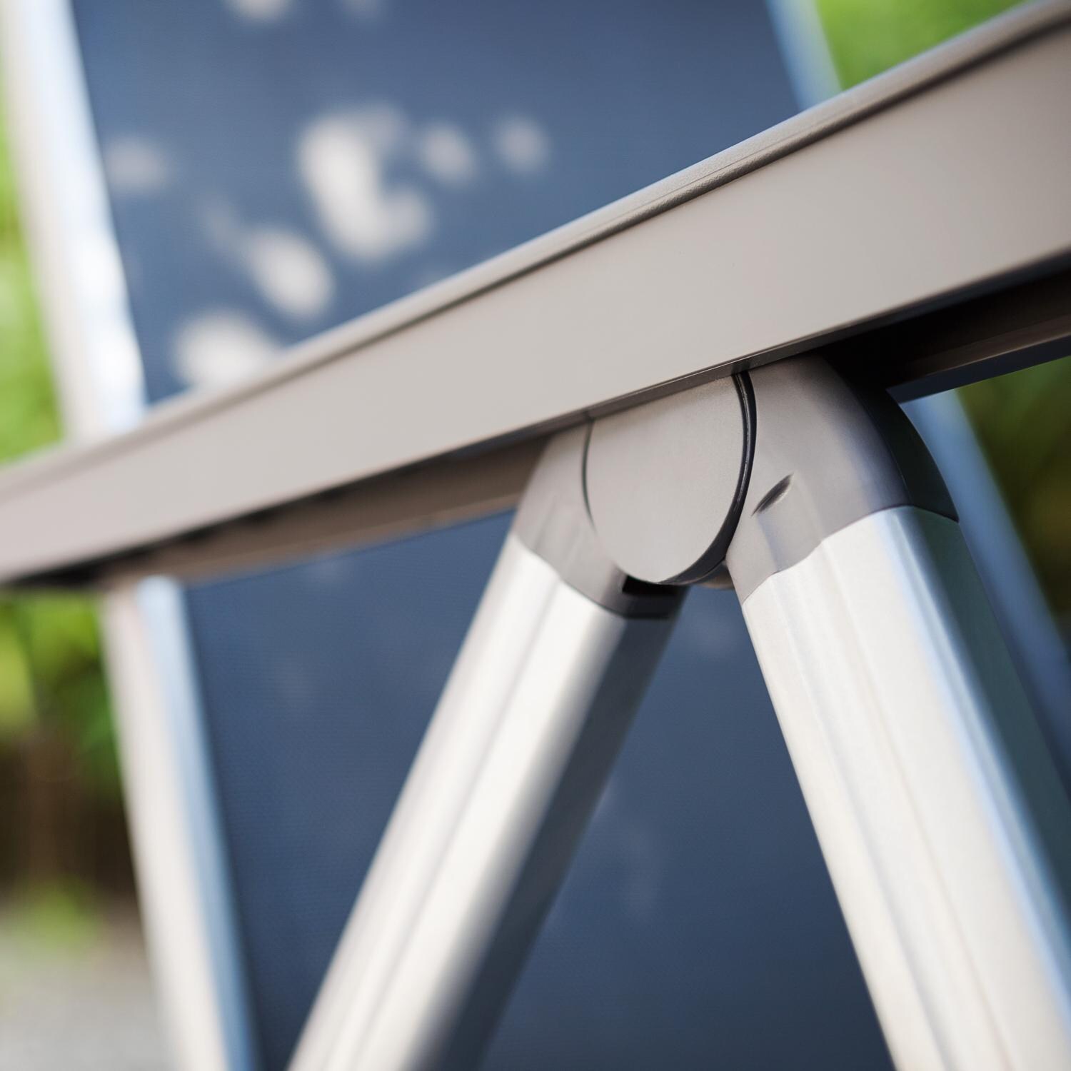 Kettler Basic Plus Aluminum Patio Dining Arm Chair - Arm Detail thumbnail