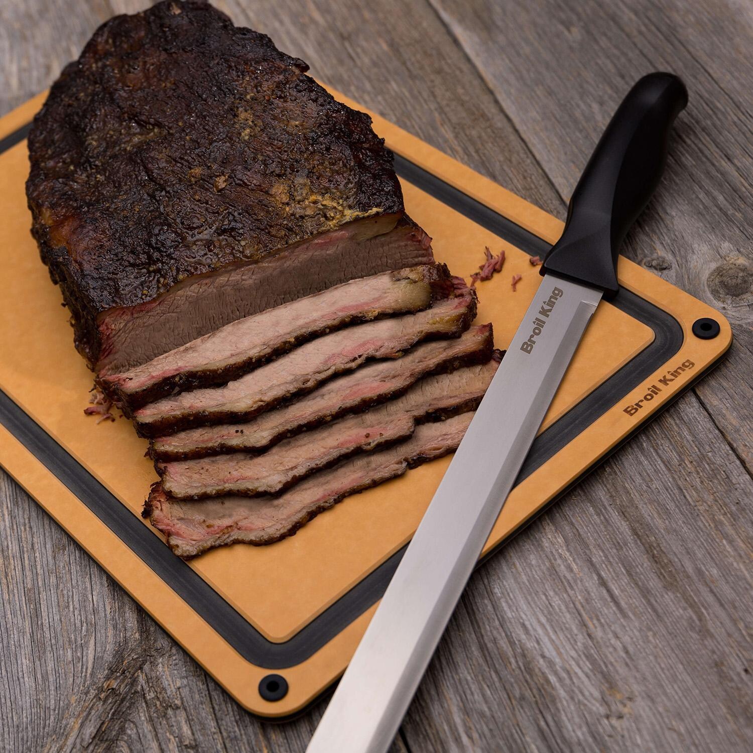 Broil King Carving Knife - 64939 - Next to Meat - Lifestyle thumbnail