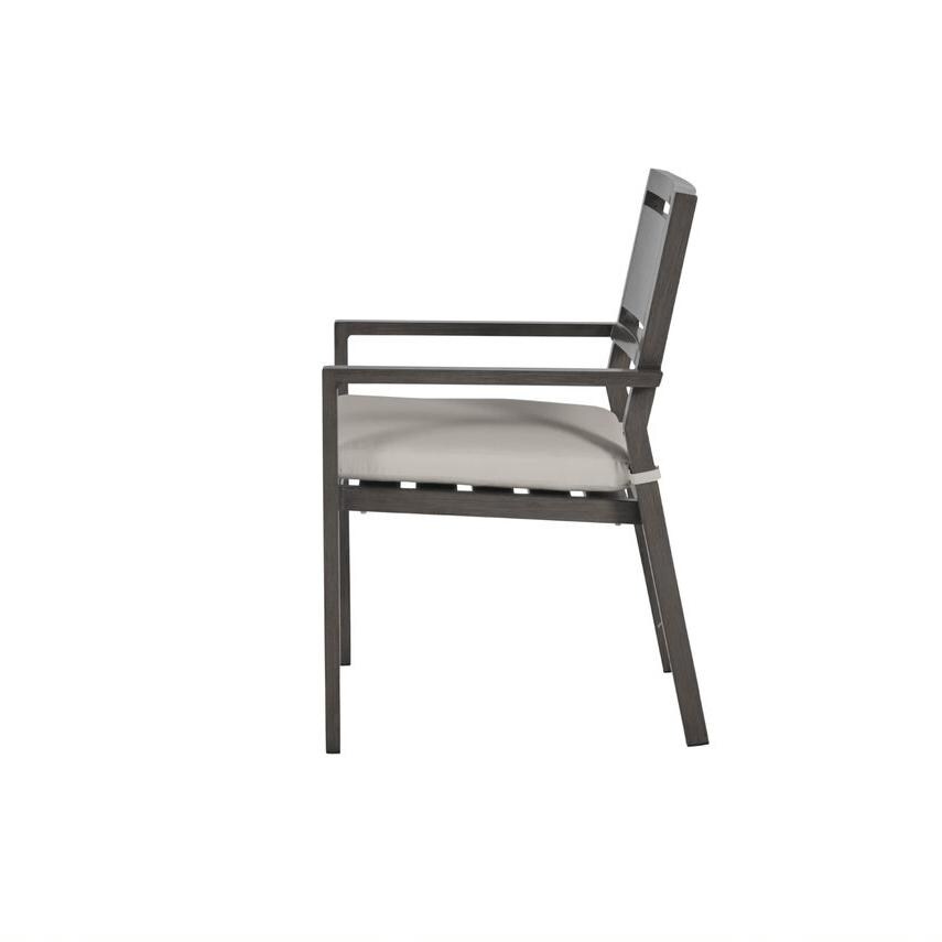 Summer Classics 340031+C594H6101N Avondale Aluminum Arm Chair - Left Side View thumbnail