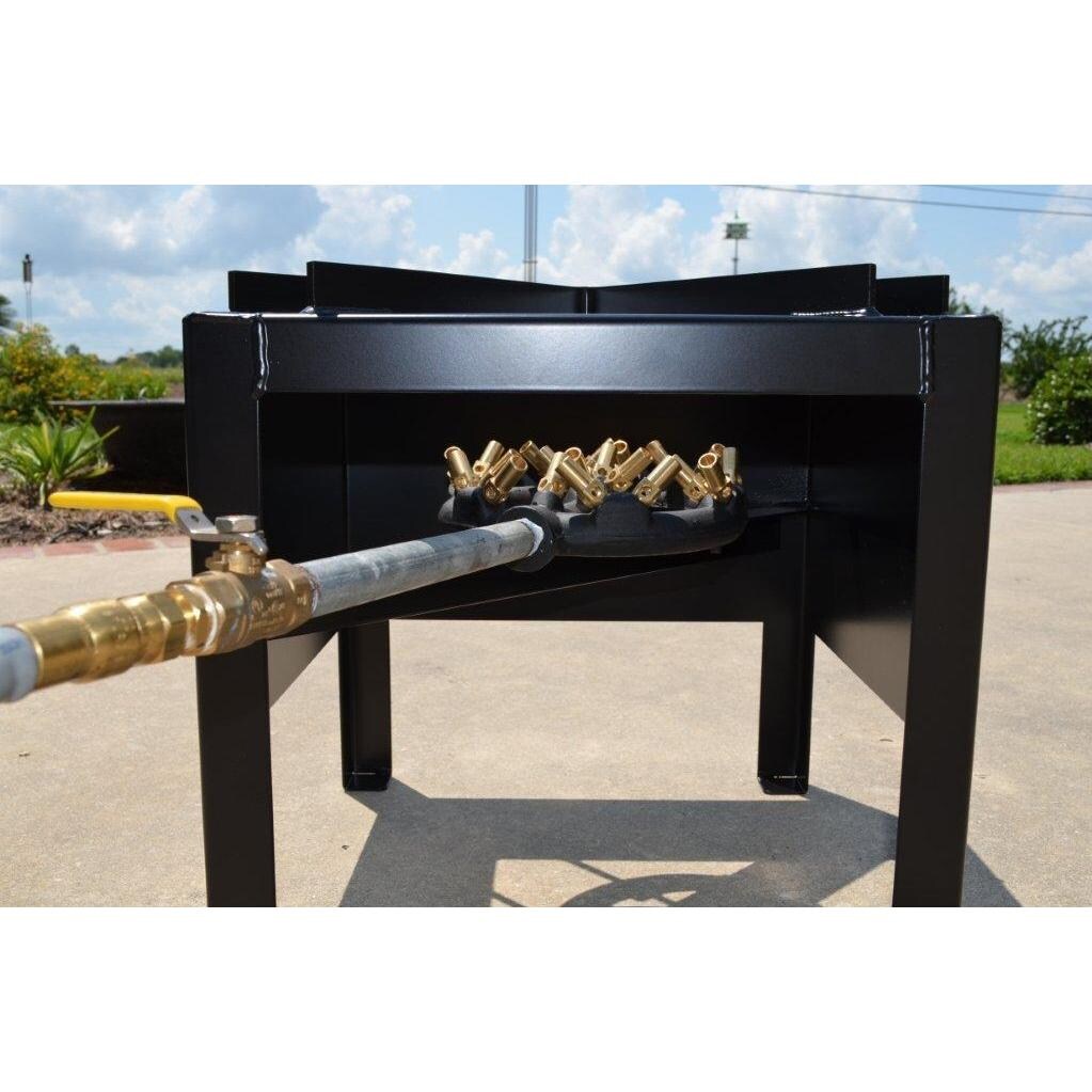 130000 BTU Natural Gas Burner and Stand BBQ Guys