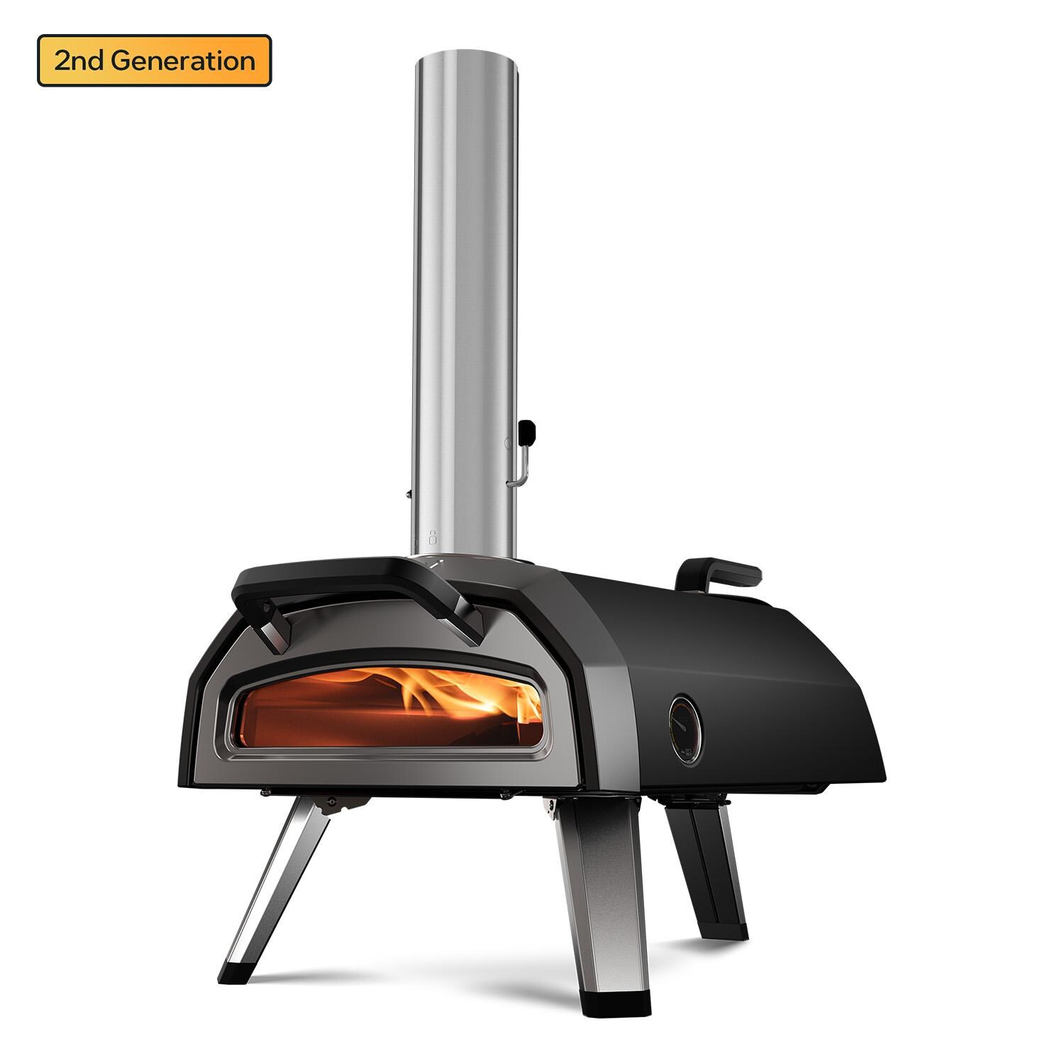 Ooni UU-P30300 Karu 2 Countertop Wood-Fired Pizza Oven - 2nd Generation - White Background thumbnail