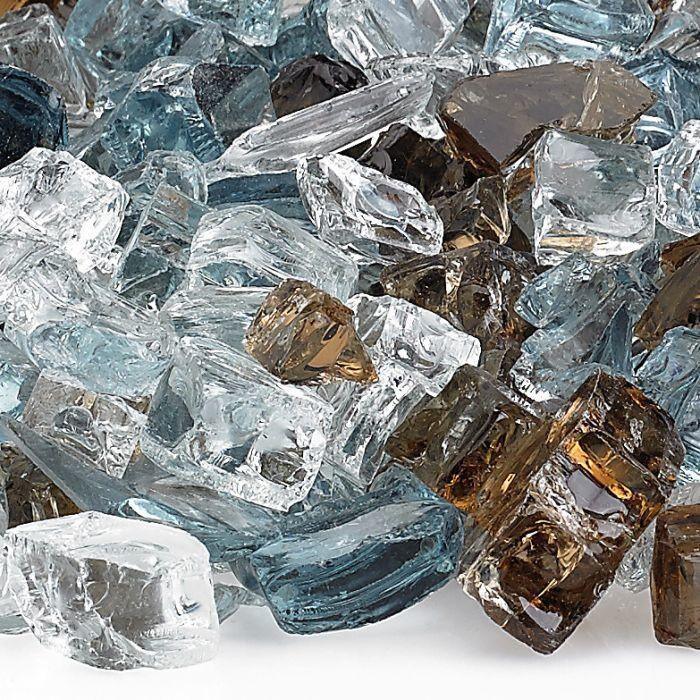 BBQGuys Signature 1/2-in Bali Reflective Fire Glass - 10 Pounds