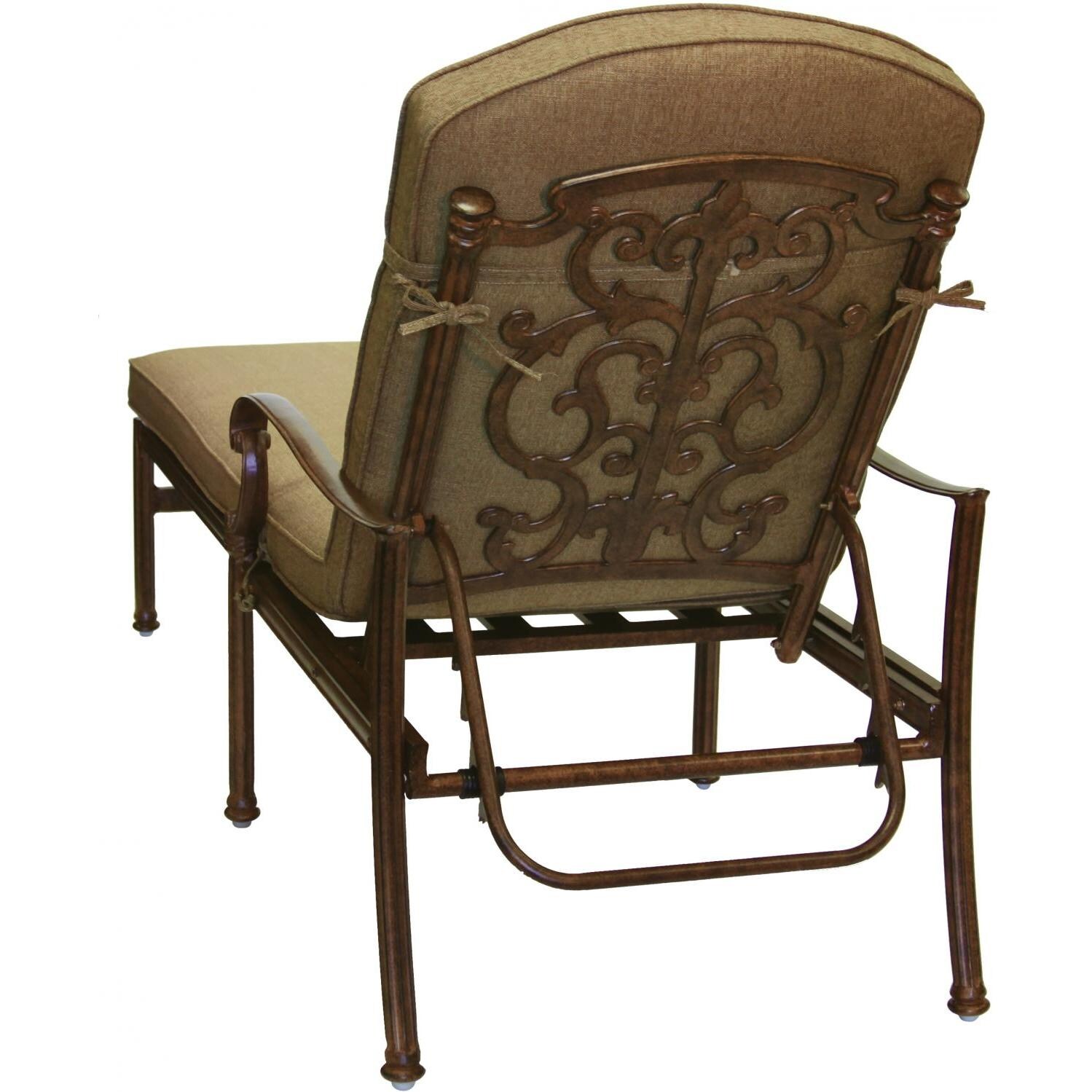 Darlee Santa Barbara Patio Chaise Lounge - Back thumbnail