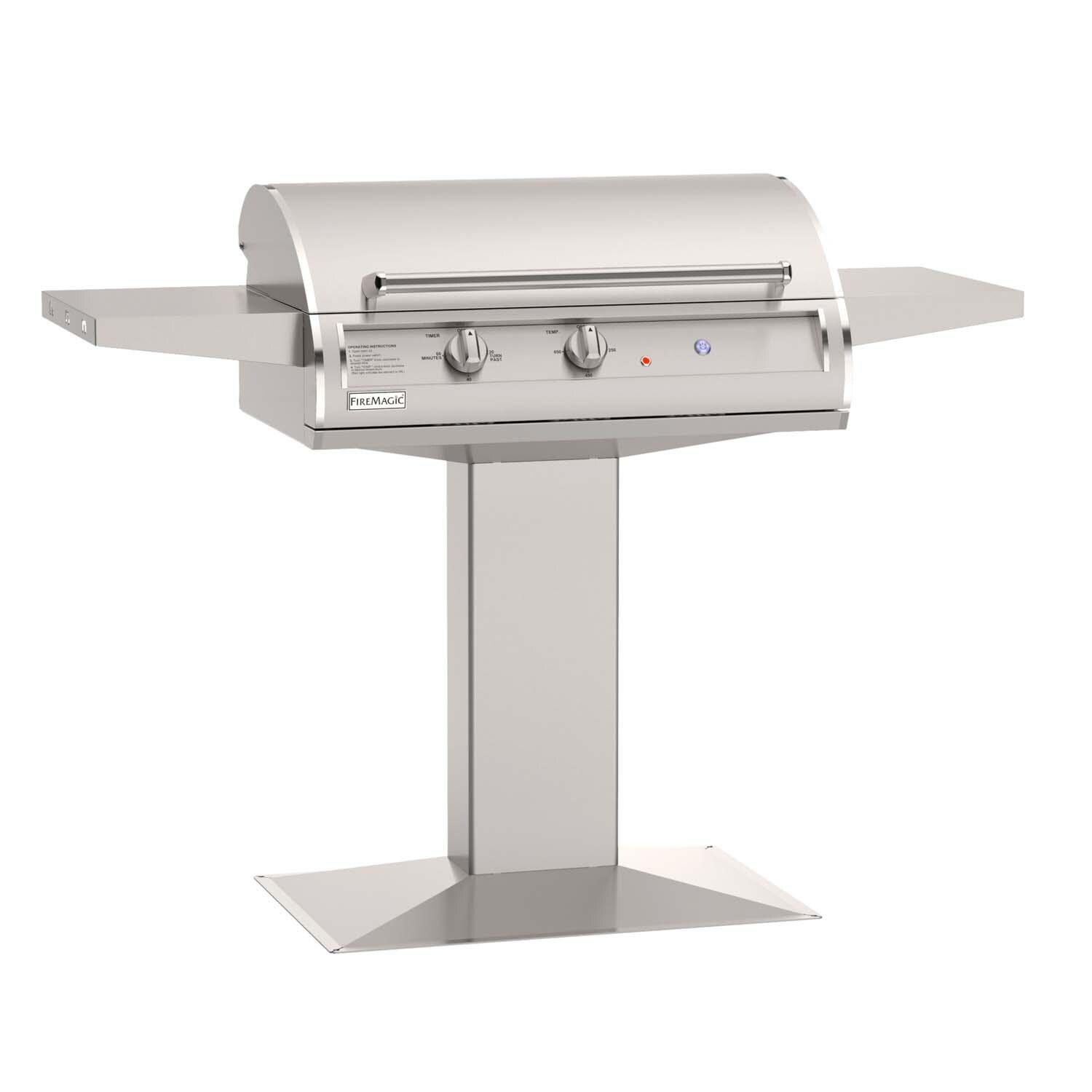 Fire Magic 30-in In-Ground Patio Post-Mount Analog Electric Grill - EL500s-0Z1E-G6