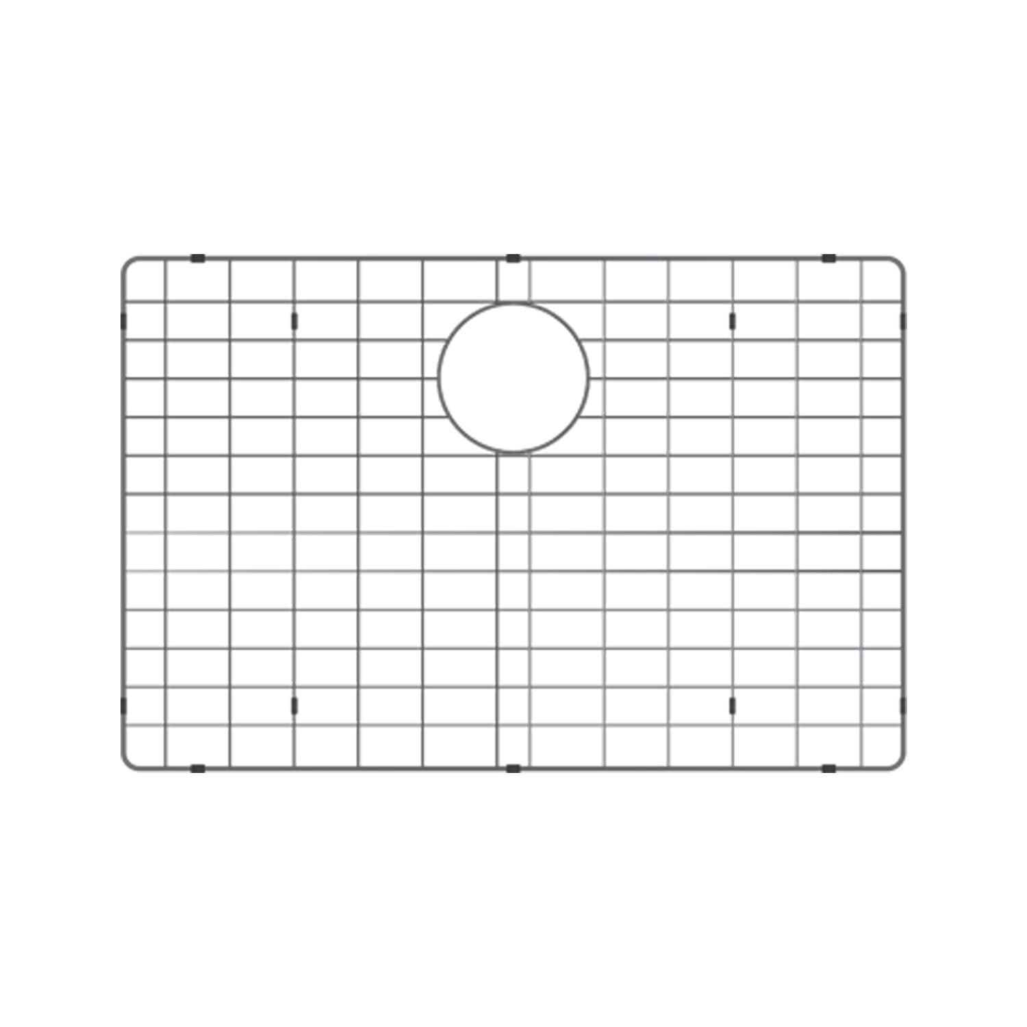 BBQGuys Signature BBQ-24SNK-SS-MG 24-in Undermount Marine Grade Stainless Steel Outdoor Sink - Basin Rack - White Background thumbnail