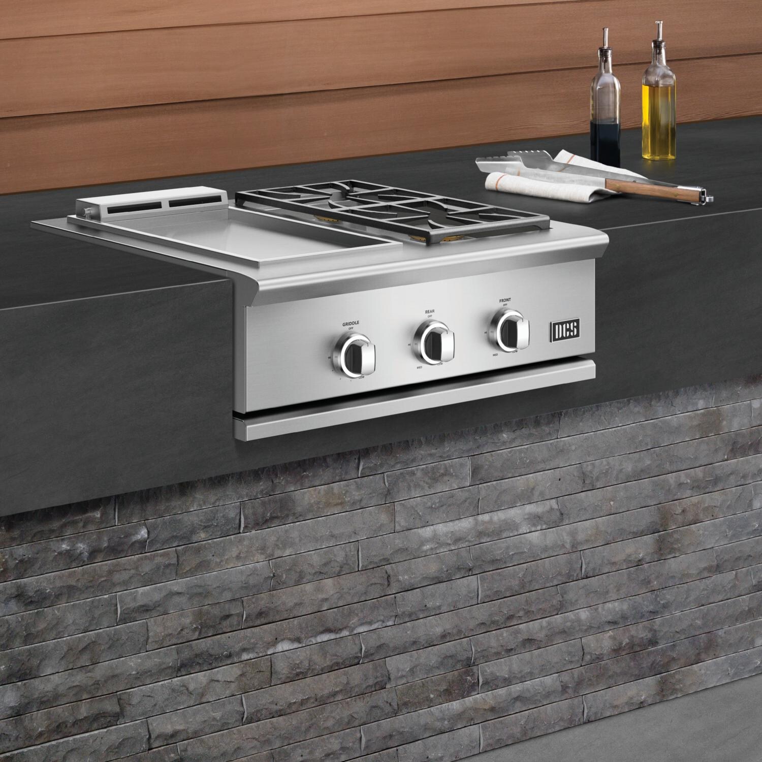 DCS GDSBE1-302-L Series 9 30-Inch Propane Double Side Burner with Griddle - Built-In Example thumbnail
