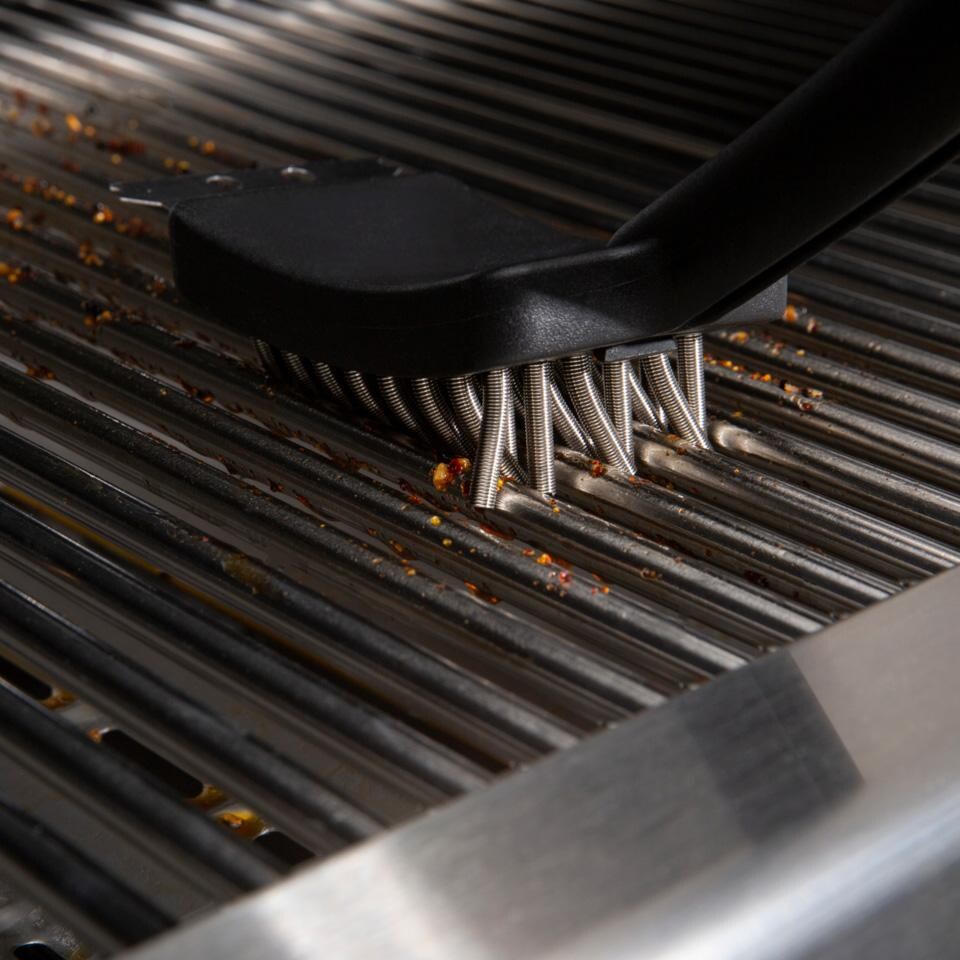 GrillPro Coil Spring Grill Brush w/ Replacement Head - 77900 - In Use - Lifestyle thumbnail