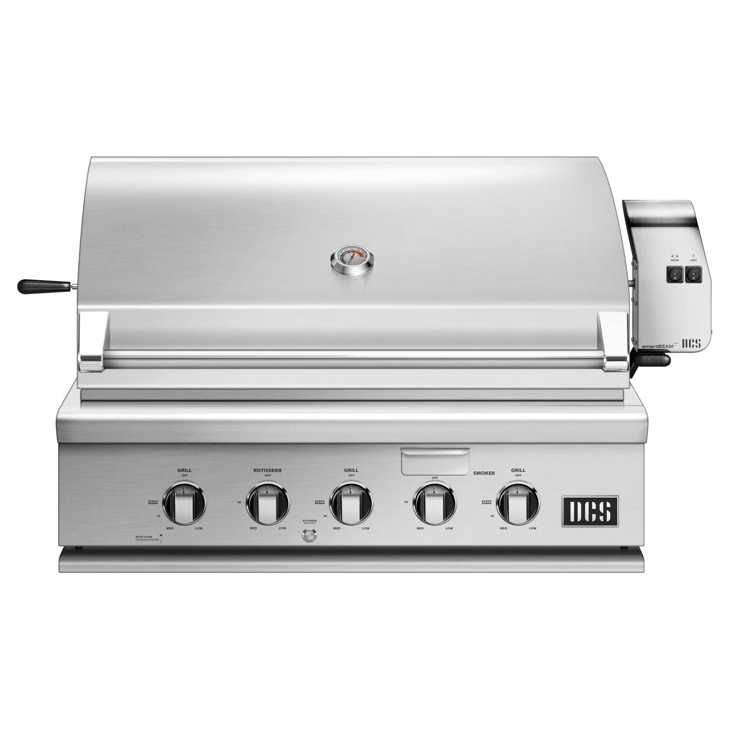 DCS Series 7 36-Inch Built-In Natural Gas Grill With Rotisserie - BH1-36R-N