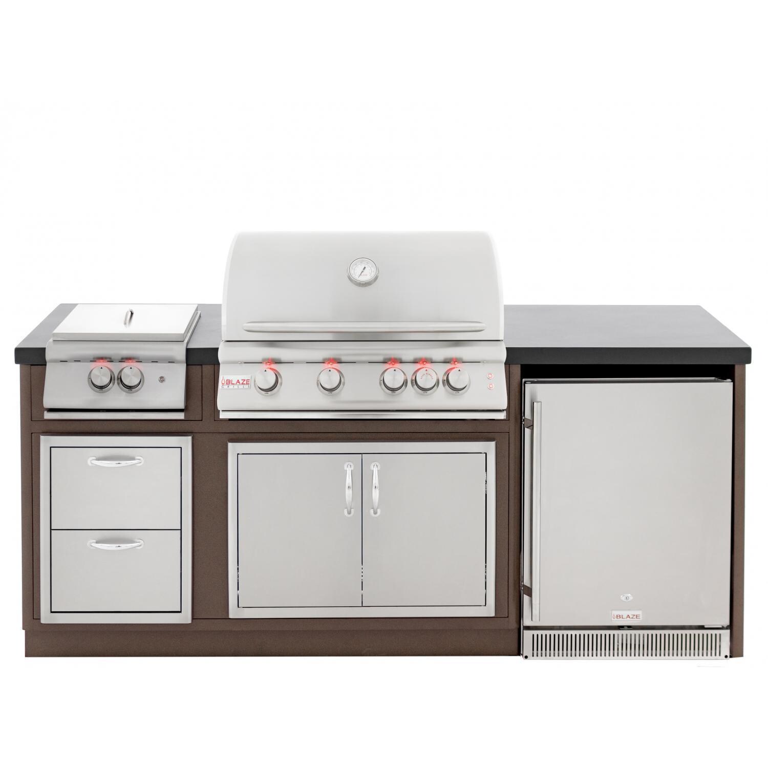 Blaze Premium LTE BBQ Island With 32-Inch 4-Burner Natural Gas Grill & Power Burner thumbnail