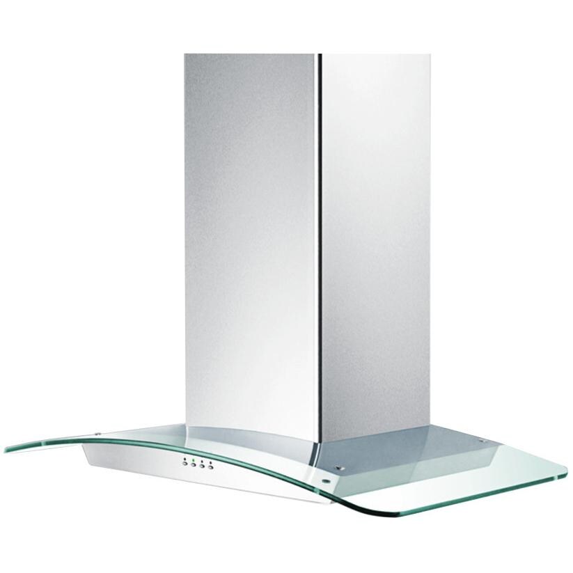 Summit Professional 36-Inch European 650 CFM Range Hood / Glass Canopy - SEH5636G - Angle View thumbnail