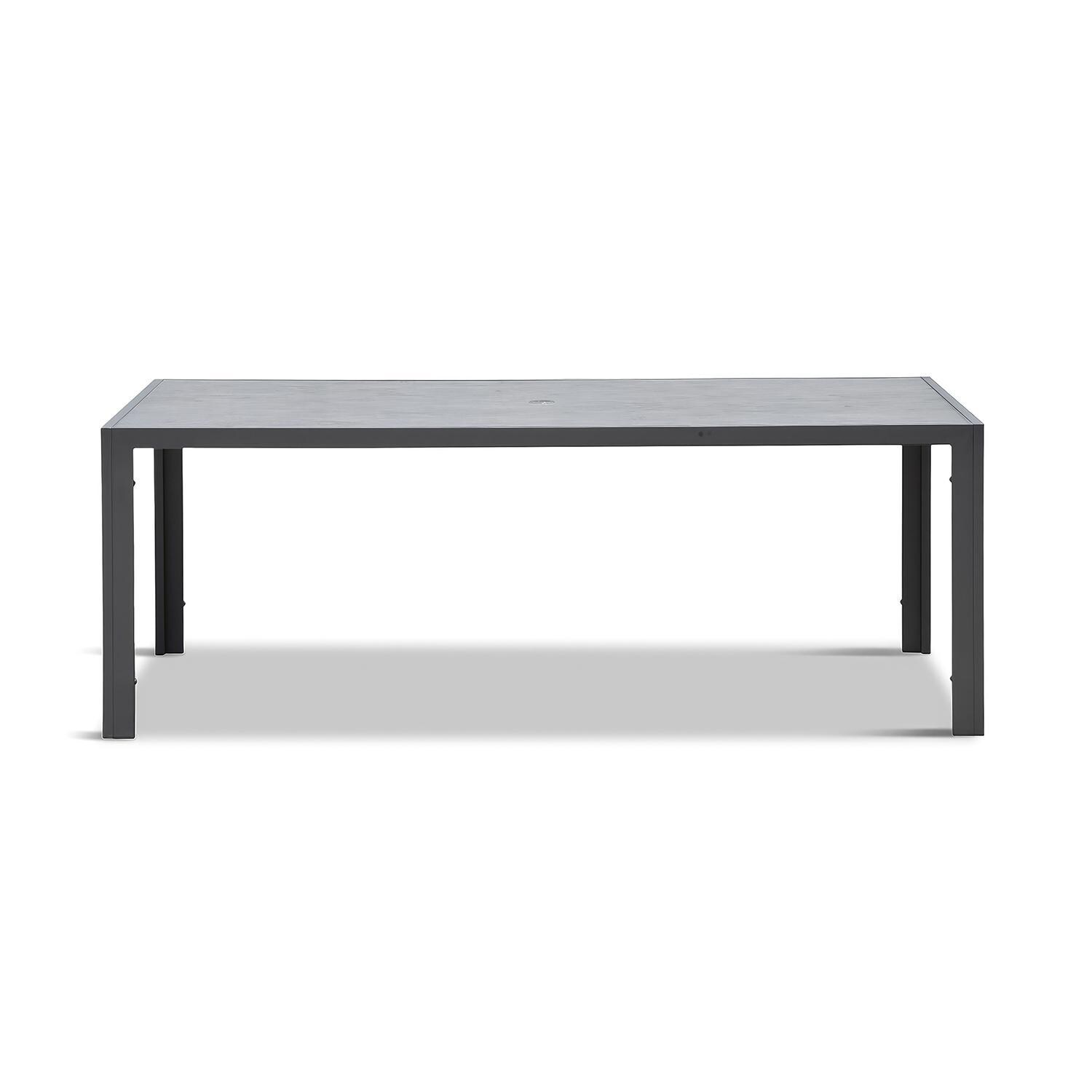 Calm Bay 9 Pc Rectangular Dining Set in Slate/Canvas Flax by Lakeview - Table - White Background thumbnail