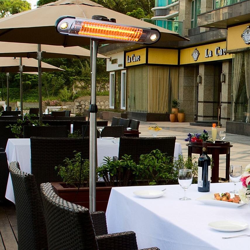 AZ Patio Heaters 1,500 Watt Single Element Electric Infrared Patio Heat Lamp - Commercial Patio thumbnail