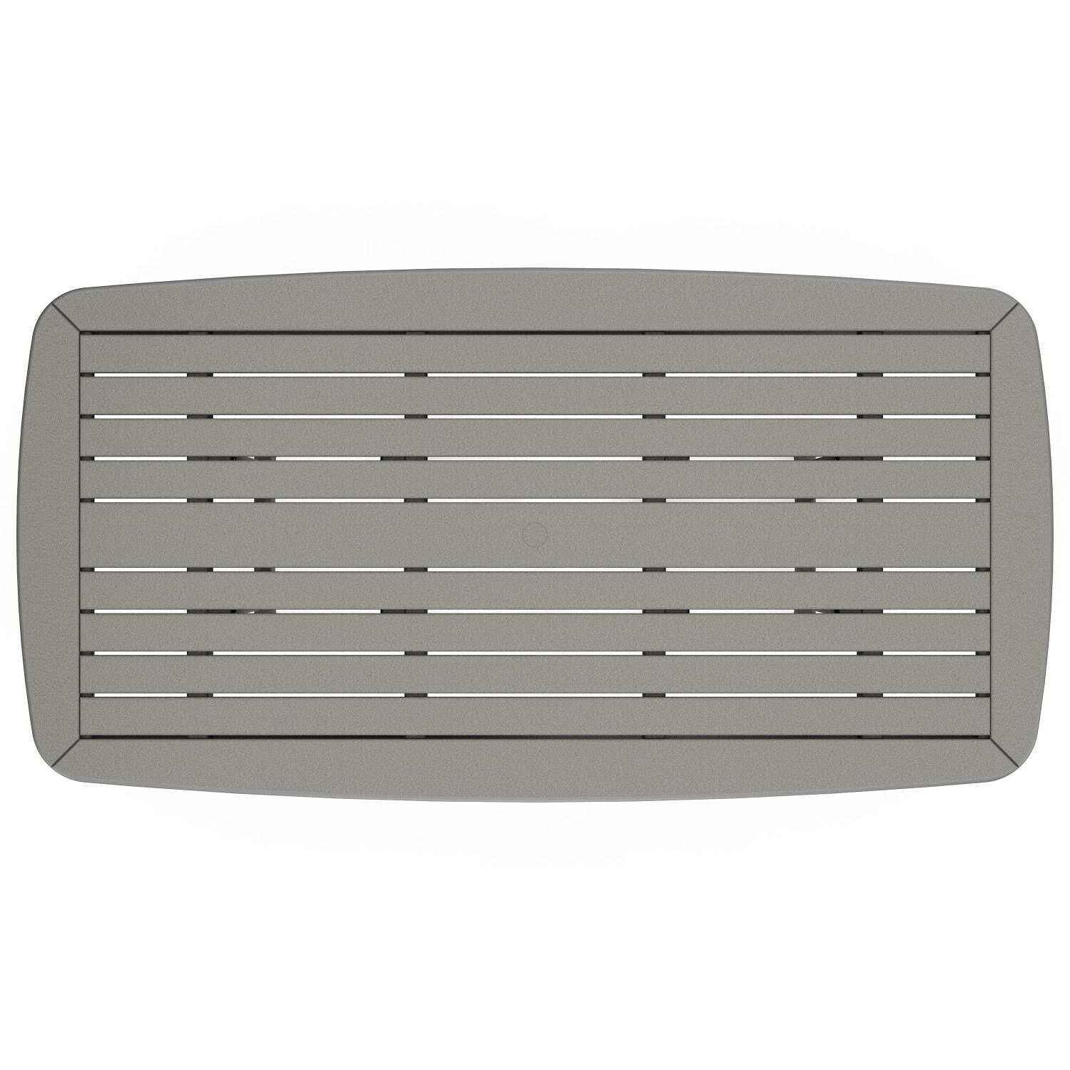 POLYWOOD NCBT3772GY 37 X 72-Inch Bar Table - Top View thumbnail