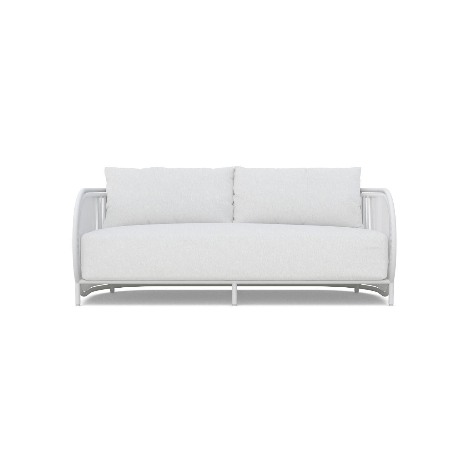 Azzurro Living Kamari Woven Rope Sofa in White Mist/Cloud - Front - White Background thumbnail