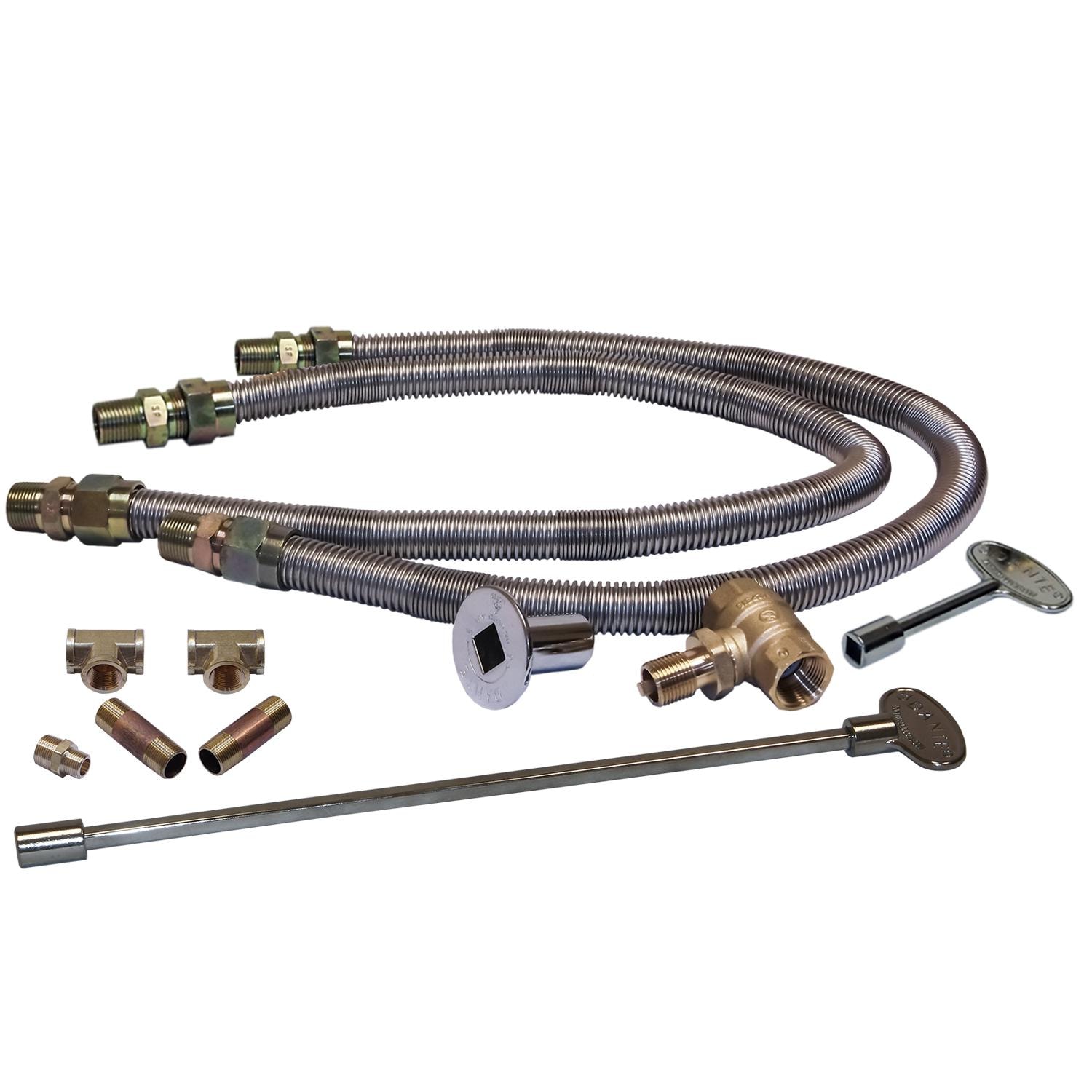 Warming Trends 48Inch Round Propane Fire Pit Burner Kit W/ 30.5Inch