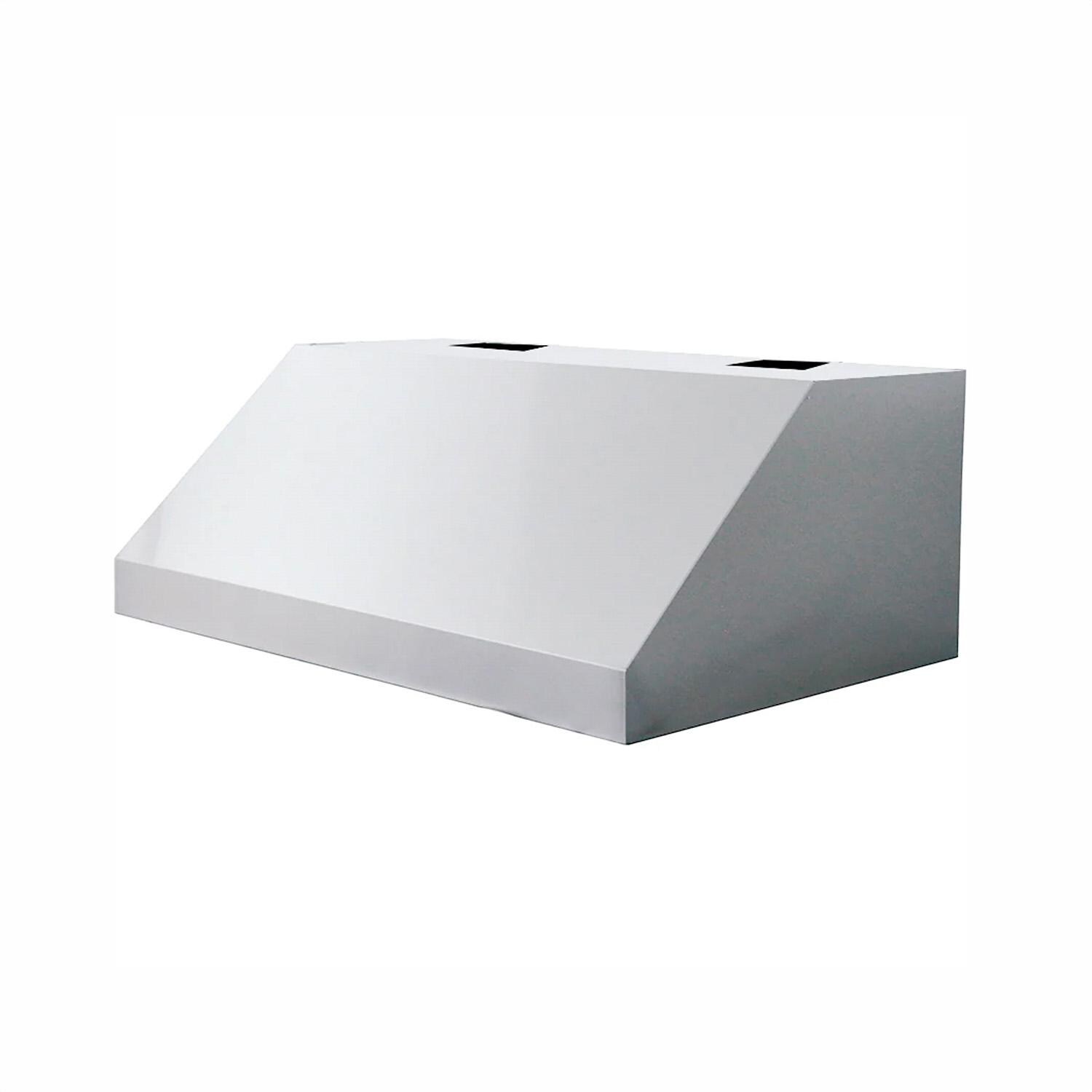 RCS RVH48B 48-in 2000 CFM Stainless Steel Vent Hood - Left - White Background thumbnail