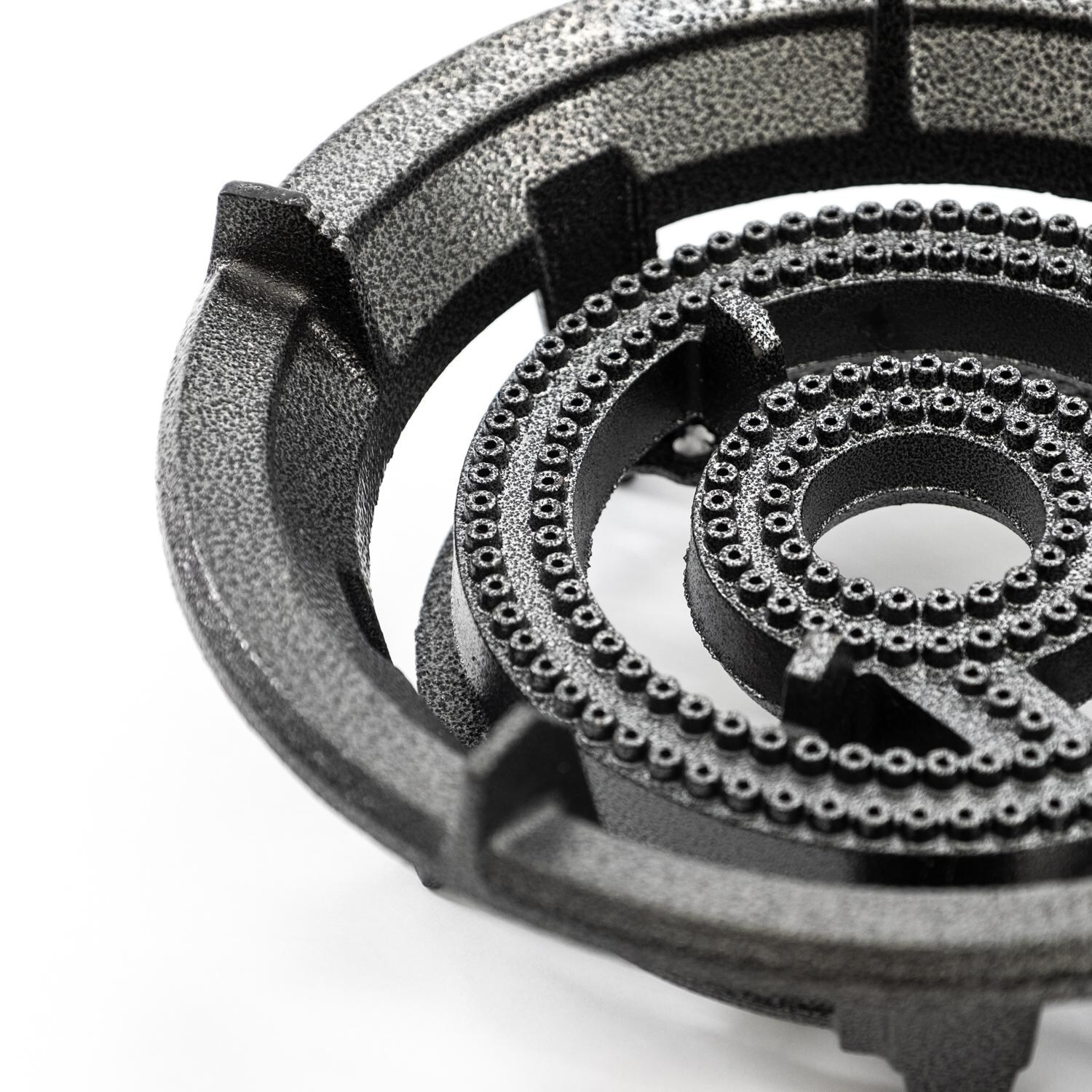 Cajun Classic Cadillac Cooker High Pressure Cast Iron Propane Gas Burner - Close-Up thumbnail