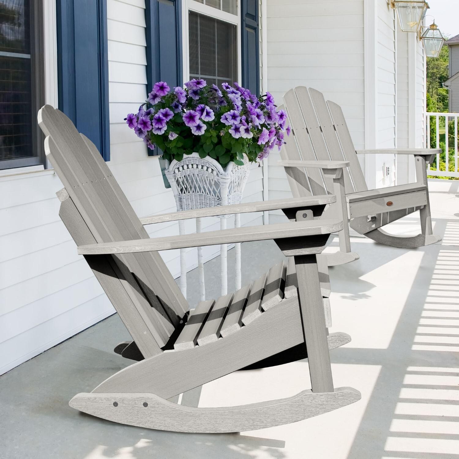 Lakeview Paradise Key Adirondack Rocking Chair - Harbor Gray thumbnail