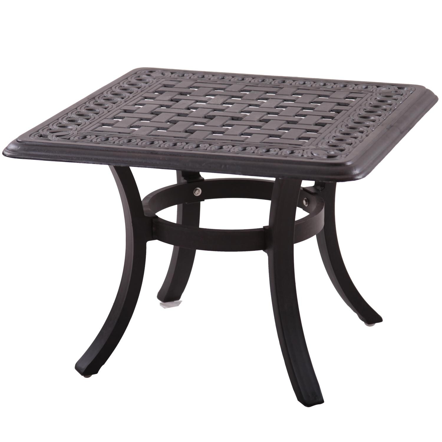 Darlee 201668-6PC-88AB Capri Cast Aluminum Square End Table thumbnail