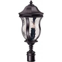 Savoy House Monticello Three Light 23-Inch Post Lantern - Black - KP-5-301-BK image