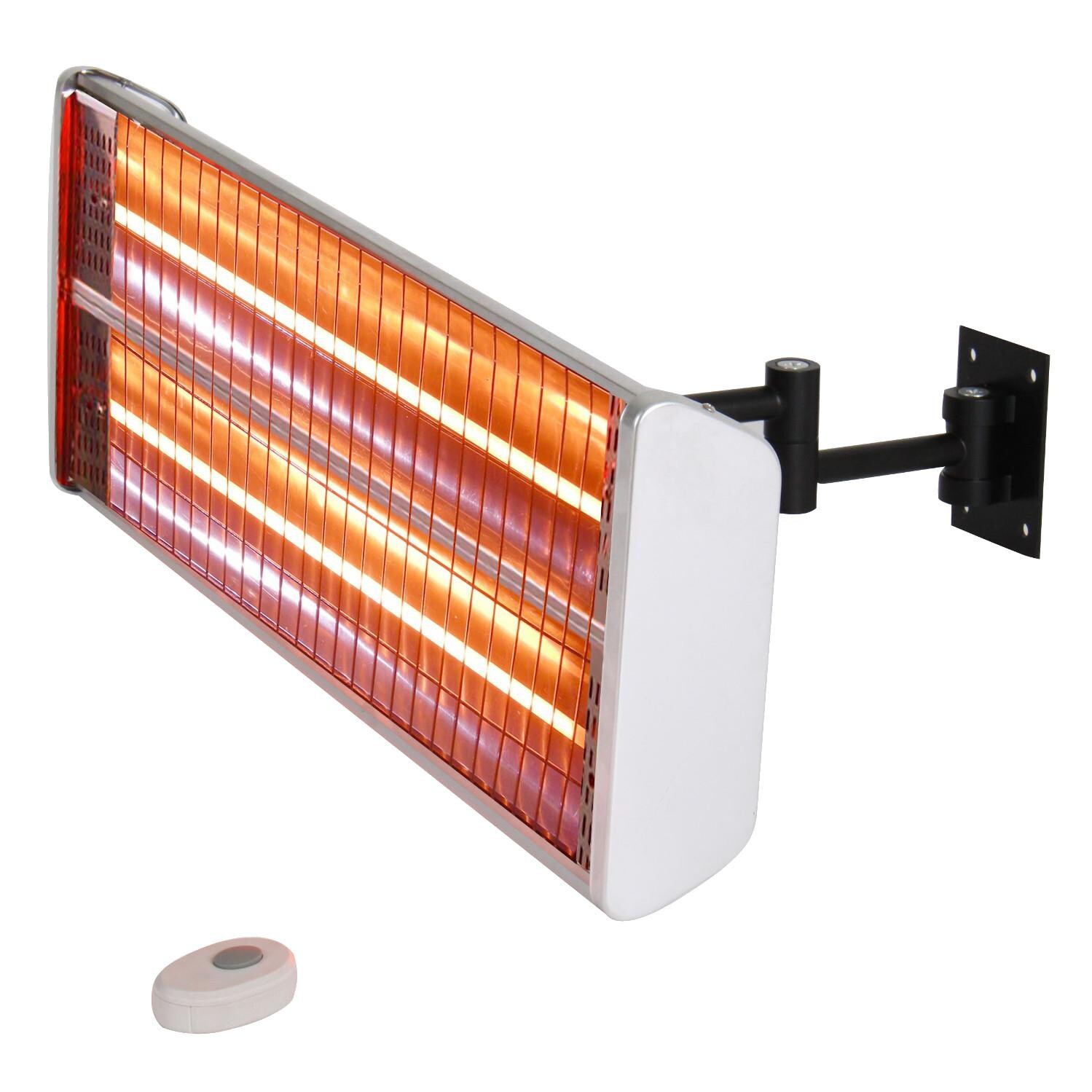 EnerG+ 1500W 20Inch Dual Element Electric Infrared Patio Heater 120V