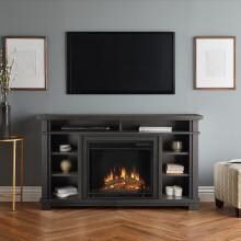 Real Flame 7330E-GRY Belford 56-Inch Electric Fireplace Entertainment Center - Gray