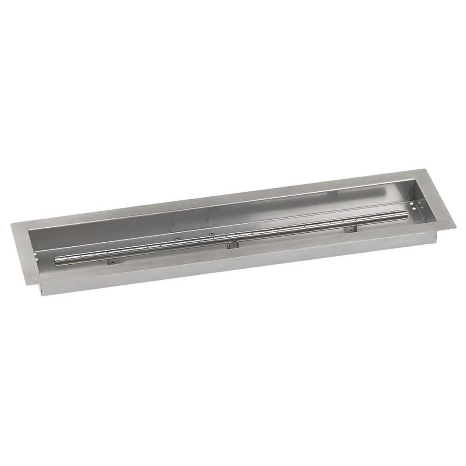 Insert Dropin Pan Rails BBQGuys Signature 30 X 6 Inch Stainless Steel Linear Drop-In Pan for ...