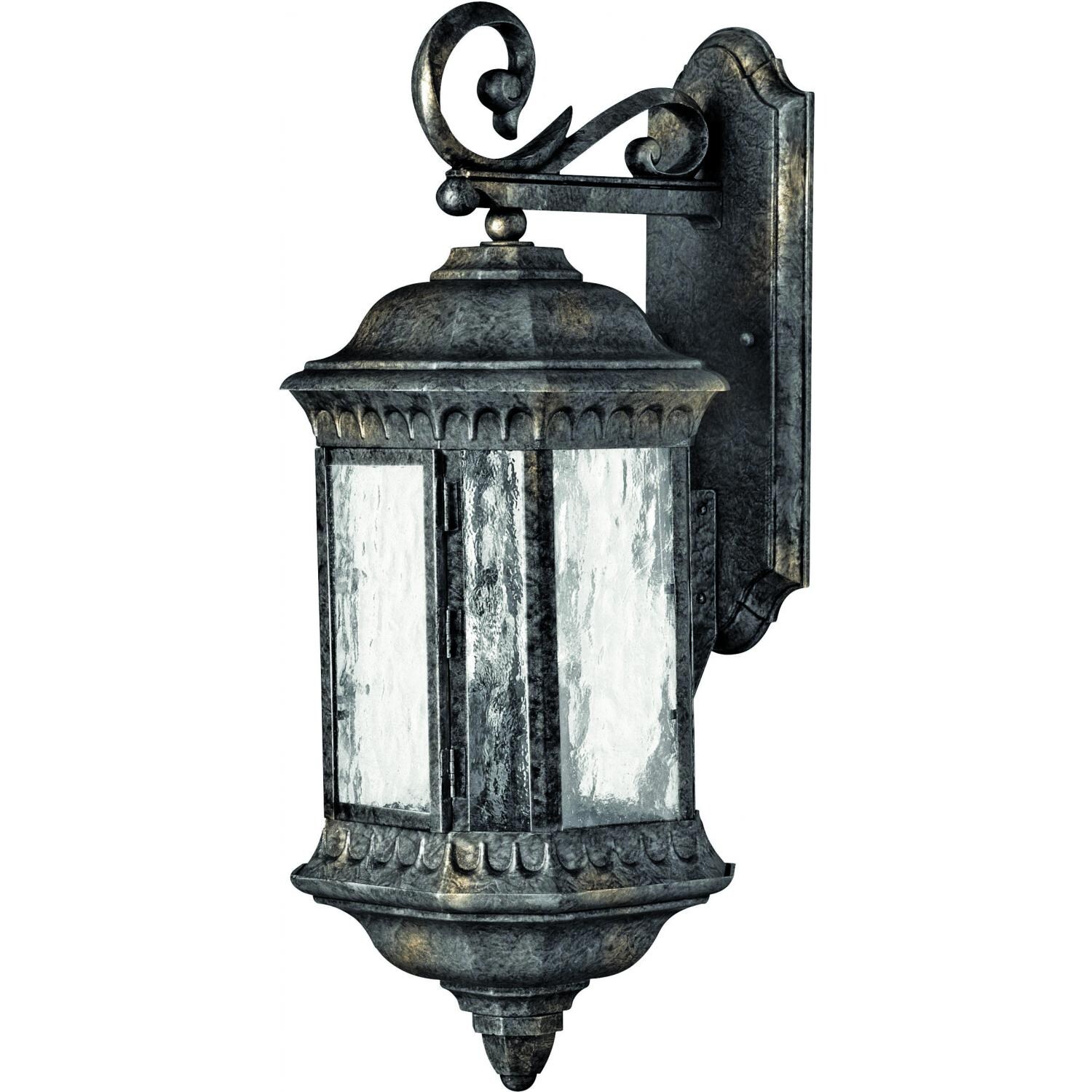 Hinkley Lighting Regal Three Light 24-Inch Outdoor Wall Light - Black Granite - 1725BG