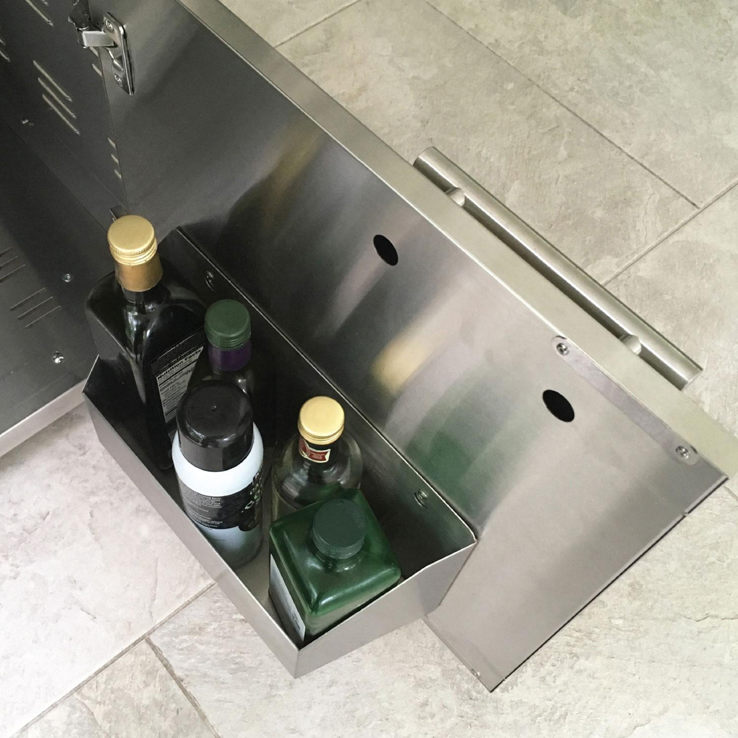 XO Appliance XOG36CART Stainless Steel 36-in Grill Cart - Door Shelf Storage - Detail thumbnail